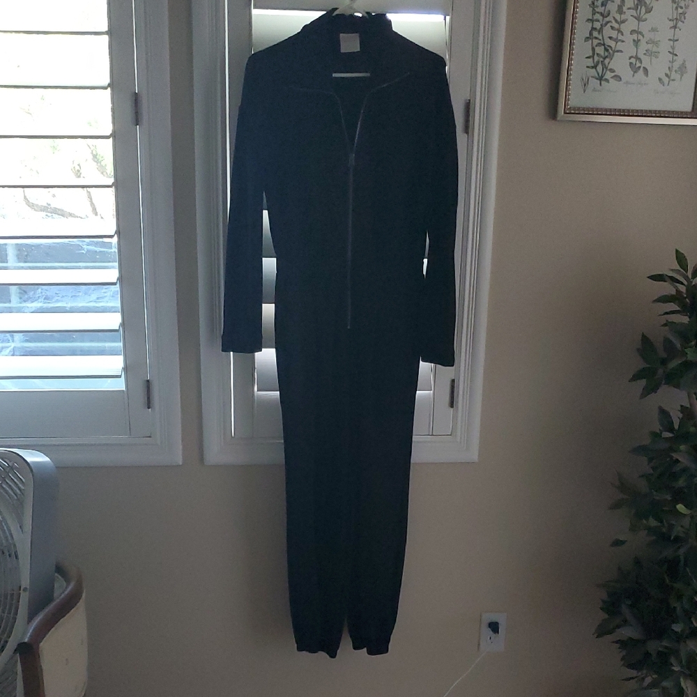 Varley Black Long Sleeve Jumpsuit